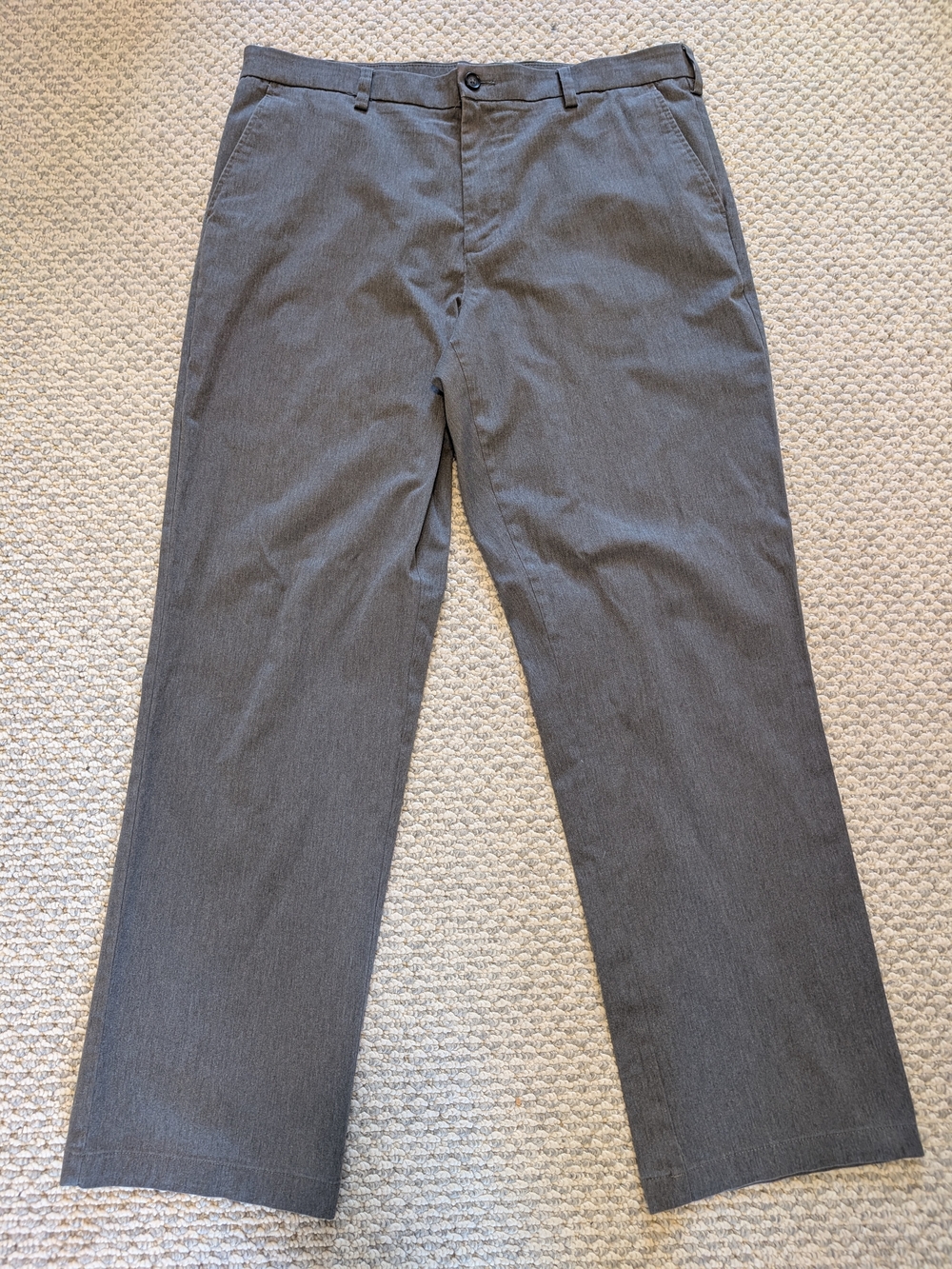 croft & barrow Men's Gray Straight Fit Chinos